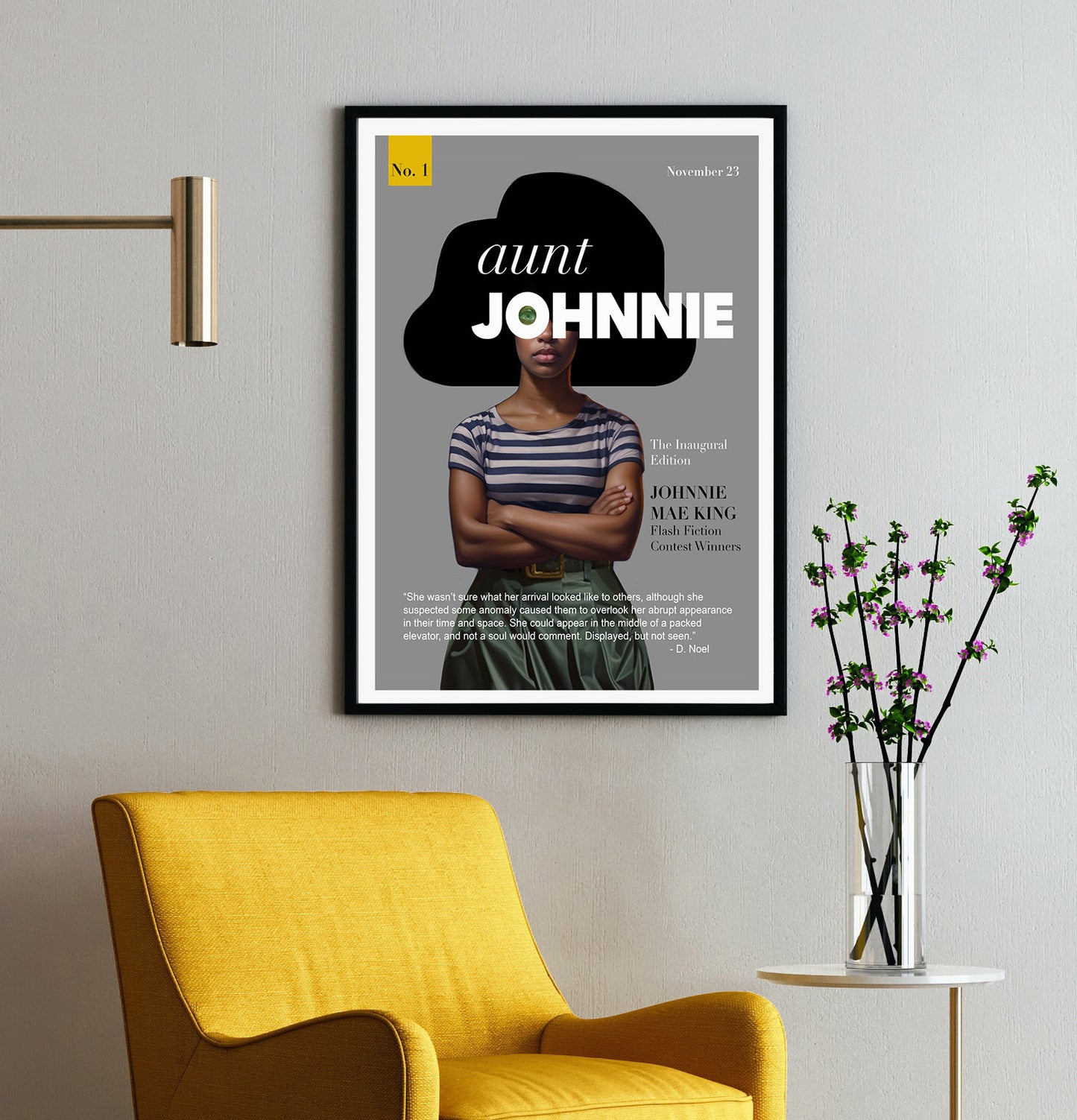 Aunt JOHNNIE poster print