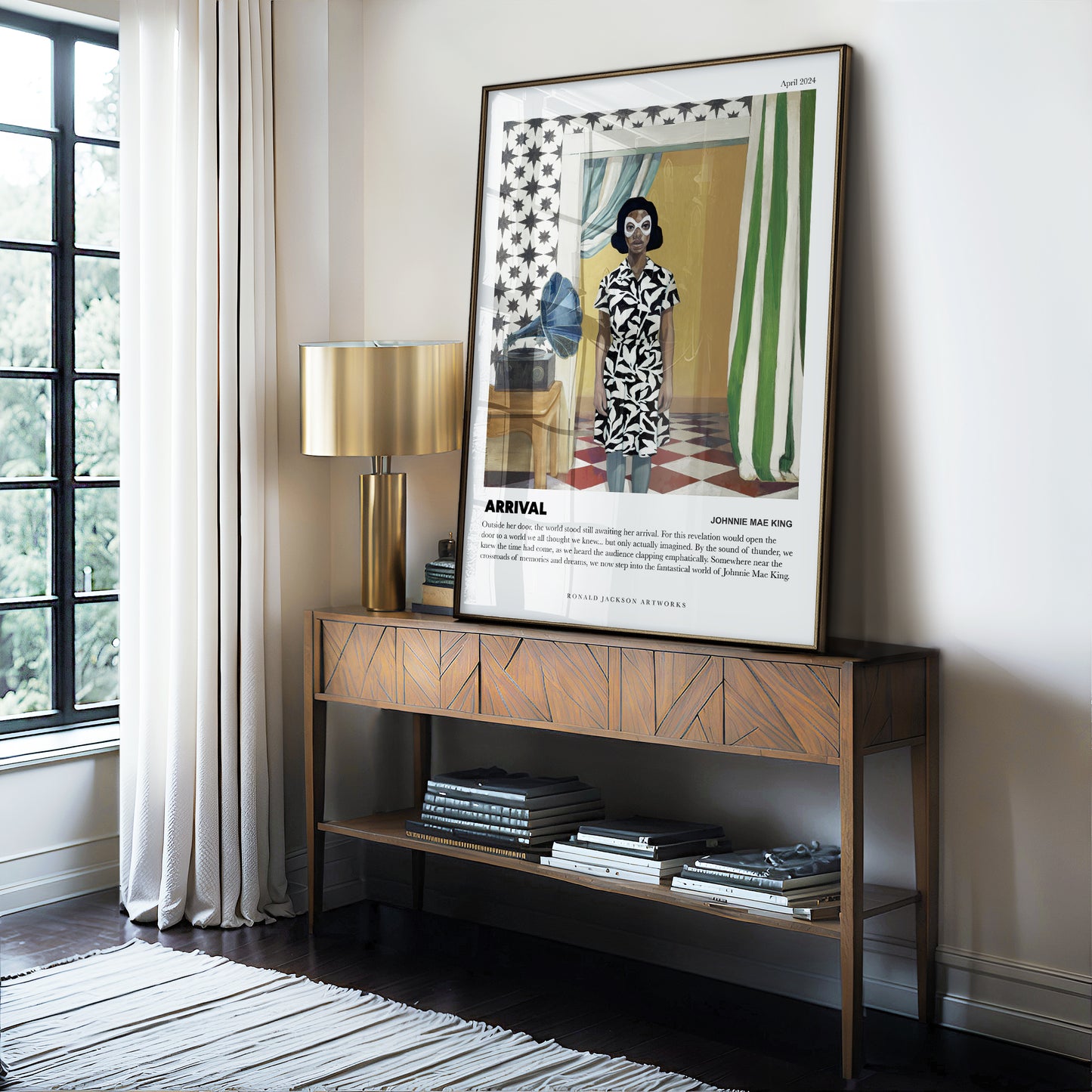 Micro-Fiction Story Poster - ARRIVAL