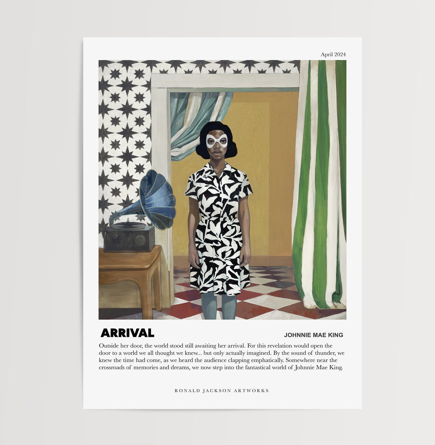 Micro-Fiction Story Poster - ARRIVAL