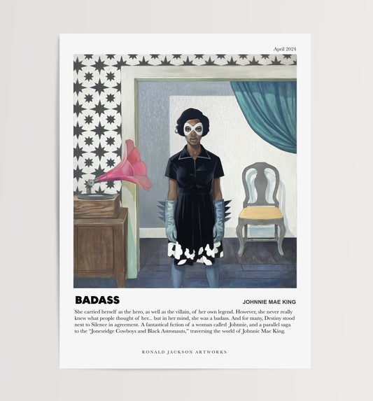 Micro-Fiction Story Poster - BADASS