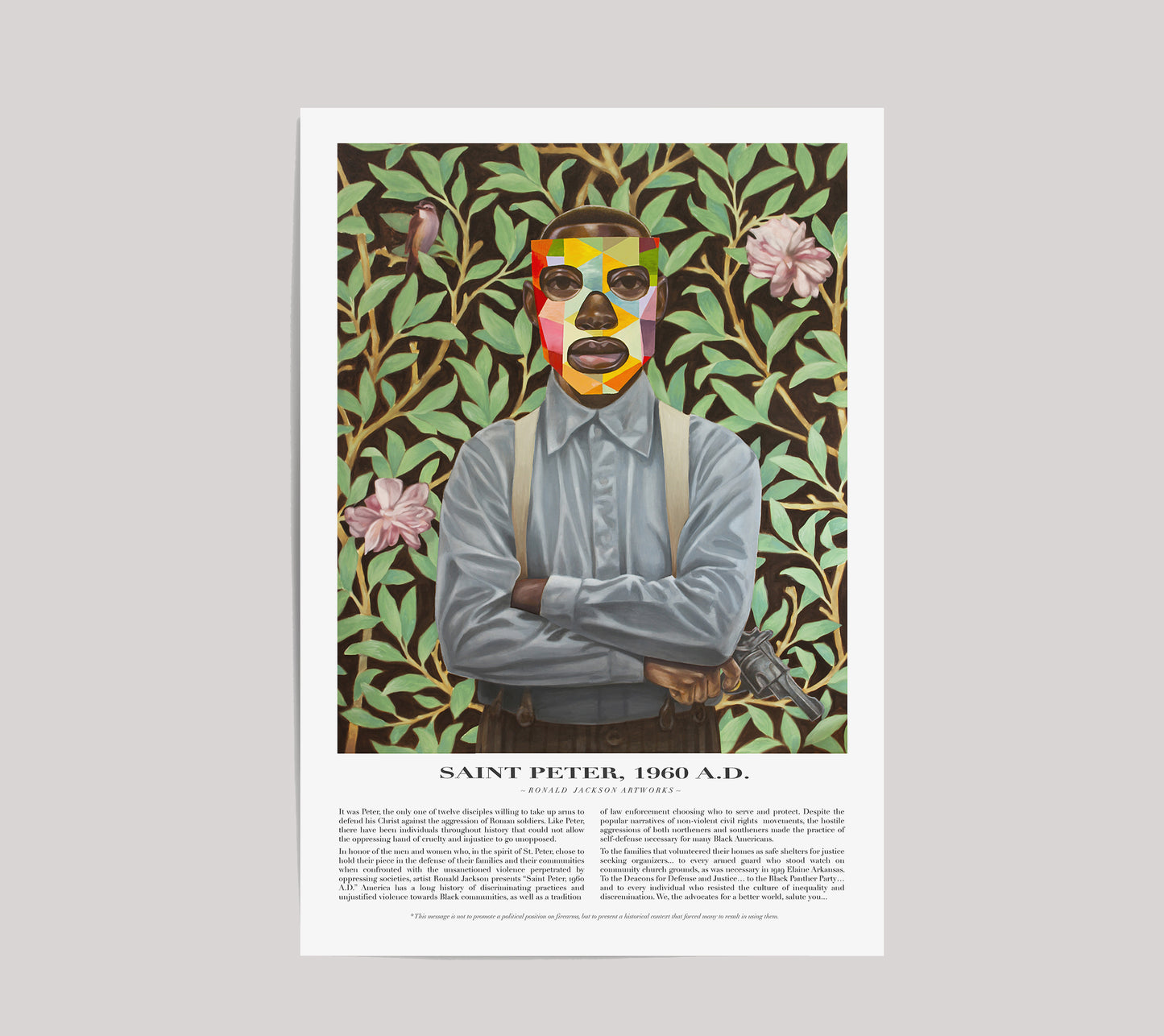 Ronald Jackson Artworks Narrative Art Poster - Saint Peter