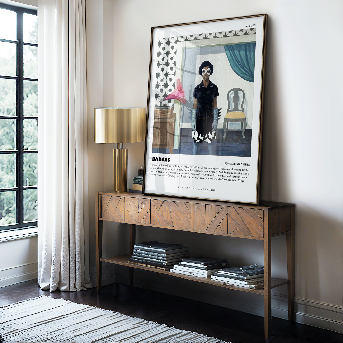 Micro-Fiction Story Poster - BADASS