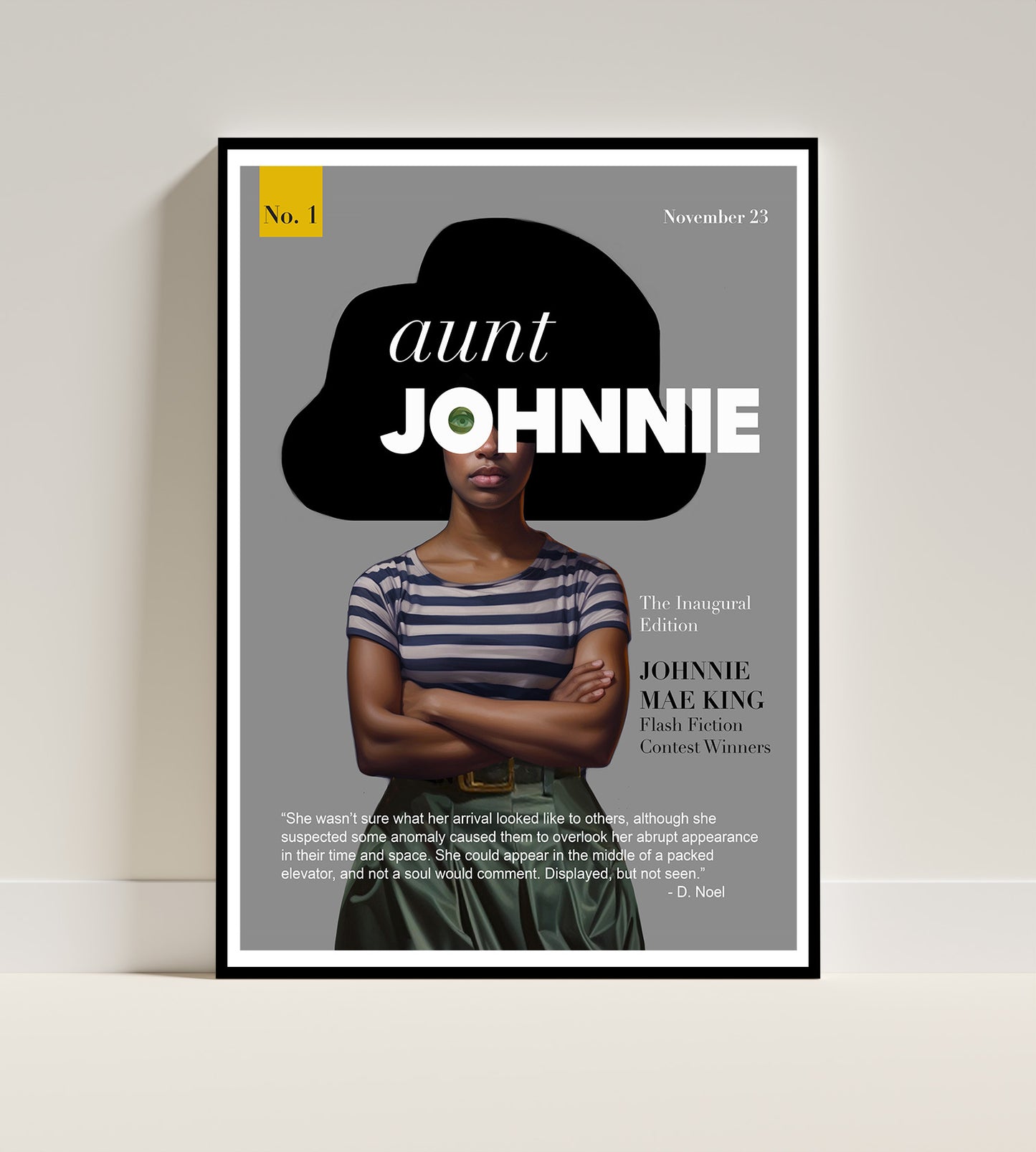 Aunt JOHNNIE poster print